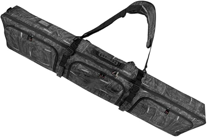 UNISTRENGH Padded Snowboard Bag With Wheels - Travel Bag for Single Snowboard and Snowboard Boots,Helmet,Clothes-StrideForce Fitness