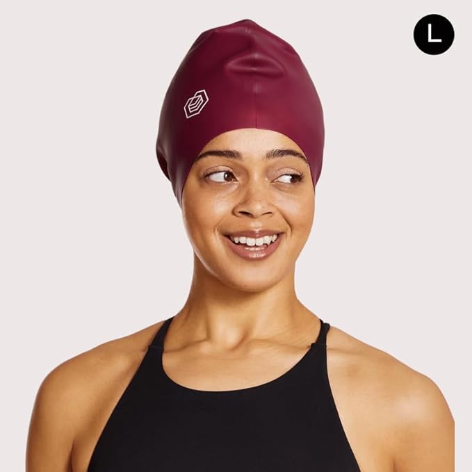SOUL CAP - Large Swimming Cap for Long Hair - Designed for Long Hair, Dreadlocks, Weaves, Hair Extensions, Braids, Curls & Afros - Women & Men - Silicone-StrideForce Fitness