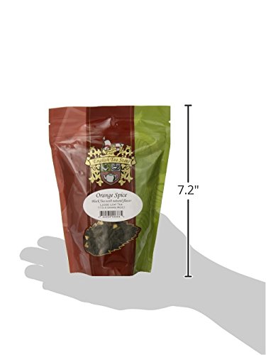 English Tea Store Loose Leaf, Orange Spice Naturally Flavored Black Tea Pouches, 4 Ounce (Pack of 2)-StrideForce Fitness