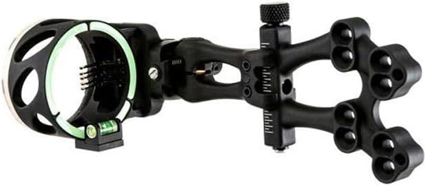 TRUGLO VEROS 5-Pin Durable Ultra-Bright Lightweight Micro-Adjustable Archery Hunting Bow Sight with Decreasing Diameter Pins Design & Large Circular Field of View - for Right & Left-Handed Shooters-StrideForce Fitness