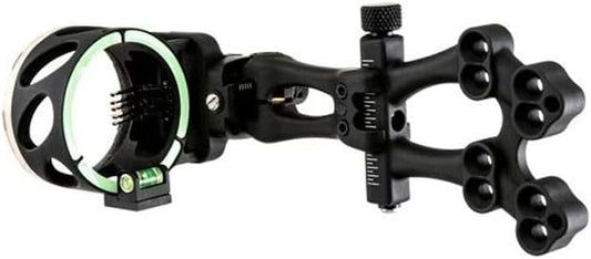 TRUGLO VEROS 5-Pin Durable Ultra-Bright Lightweight Micro-Adjustable Archery Hunting Bow Sight with Decreasing Diameter Pins Design & Large Circular Field of View - for Right & Left-Handed Shooters-StrideForce Fitness
