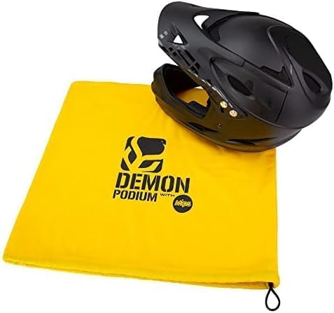 DEMON UNITED Podium Full Face Mountain Bike Helmet Black Includes MIPS Technology-StrideForce Fitness