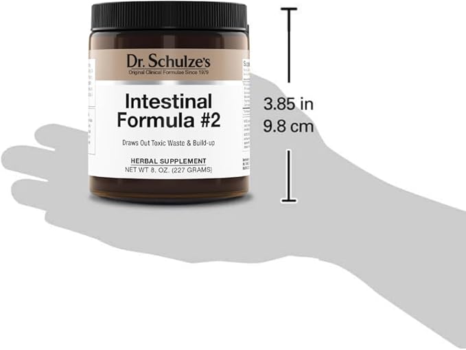 Dr. Schulze's | Intestinal Formula #2 | Herbal Colon Cleanse Formula | 8 Oz. Jar-StrideForce Fitness