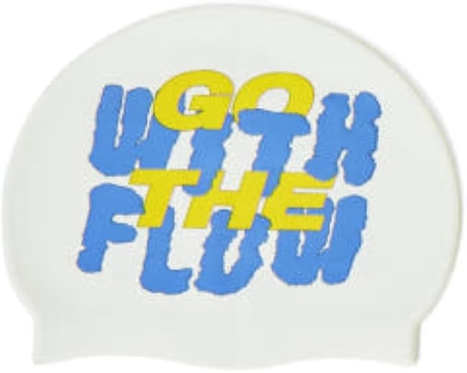 Unisex Silicone Swimming hat That Protects Hair and Ears, Pretty and Cool Artist Collaboration Design Swimming hat-StrideForce Fitness