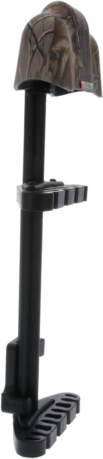 TRUGLO Loc-Down 4-Arrow Ultra-Quiet Lightweight Composite Vibration-Absorbing Left-Hand Convertible Bow Hunting Archery Quiver-StrideForce Fitness