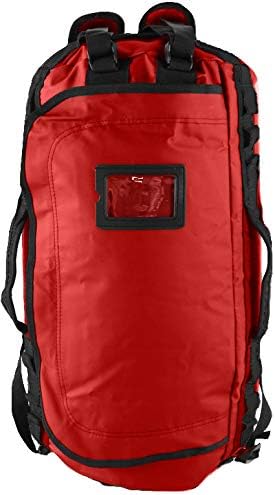 Element Equipment Trailhead Duffel Bag Shoulder Straps Waterproof Red Medium-StrideForce Fitness