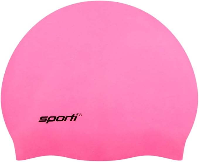 Sporti Silicone Swim Cap for Kids, Unisex Youth Swimming Cap, Protection Bathing Caps for Your Children, Aged 2-10-StrideForce Fitness