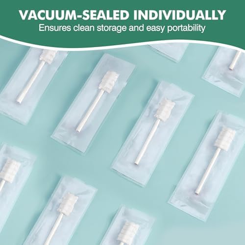 104Pcs Baby Tongue Cleaner, Disposable Baby Toothbrush Oral Cleaner, Infant Gum and Tooth Cleaning Stick for Newborns, Toddler Mouth Cleaner