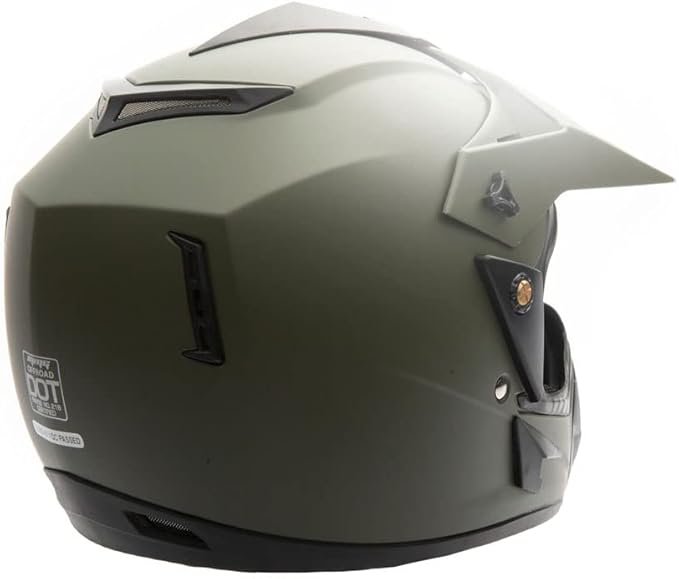 MMG Adult Motorcycle Off Road Helmet DOT - MX ATV Dirt Bike Motocross UTV - with Goggles-StrideForce Fitness