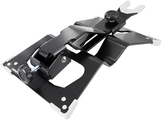 Ibera Heavy-Duty Bike Stand for 20"-29" - Bicycle Stand for Fat Tire Wheels with Non-Scratch & Foldable Design - Adjustable Height & Floor-Mounted Bicycle Storage for Garage, Home or Workshop-StrideForce Fitness