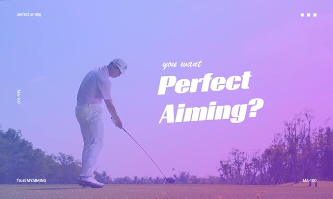 See Directions Digitally! Golf Aiming Device White-StrideForce Fitness