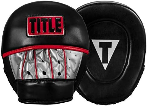 TITLE Boxing Valiant Micro Mitts - Muay Thai & Kickboxing Pads, MMA Equipment, Boxing Coaching-StrideForce Fitness