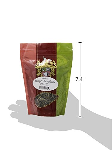 Peony White Needle White Tea by English Tea Store | Loose Leaf | Rare Silver Bud & Two Leaf Selection | Smooth Apple-Like Taste | Premium Grade | Naturally Withered | 2oz Pouch | From Fujian China-StrideForce Fitness
