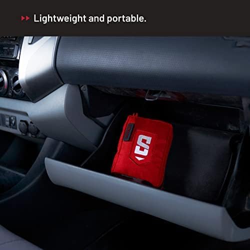 Surviveware 51 Pcs Comprehensive Premium Survival First Aid Kit - Medical Emergency Kit for Travel Camping Gear, Home Essentials & Outdoor Emergencies - HSA & FSA Eligible Survival Kit-StrideForce Fitness