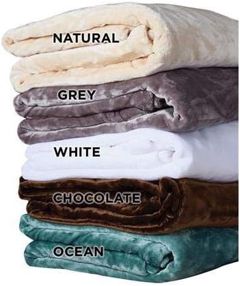 NRG Microplush Massage Table Blanket 100% Polyester Microfiber Blanket - Super Soft, Ultra Luxurious Comfort and Warmth - Professional Quality - Machine Washable - 60 x 90 Inches - Color: Ocean-StrideForce Fitness