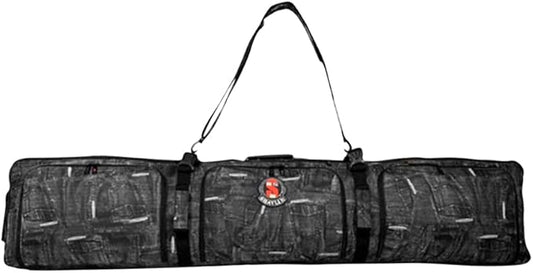 UNISTRENGH Padded Snowboard Bag With Wheels - Travel Bag for Single Snowboard and Snowboard Boots,Helmet,Clothes-StrideForce Fitness