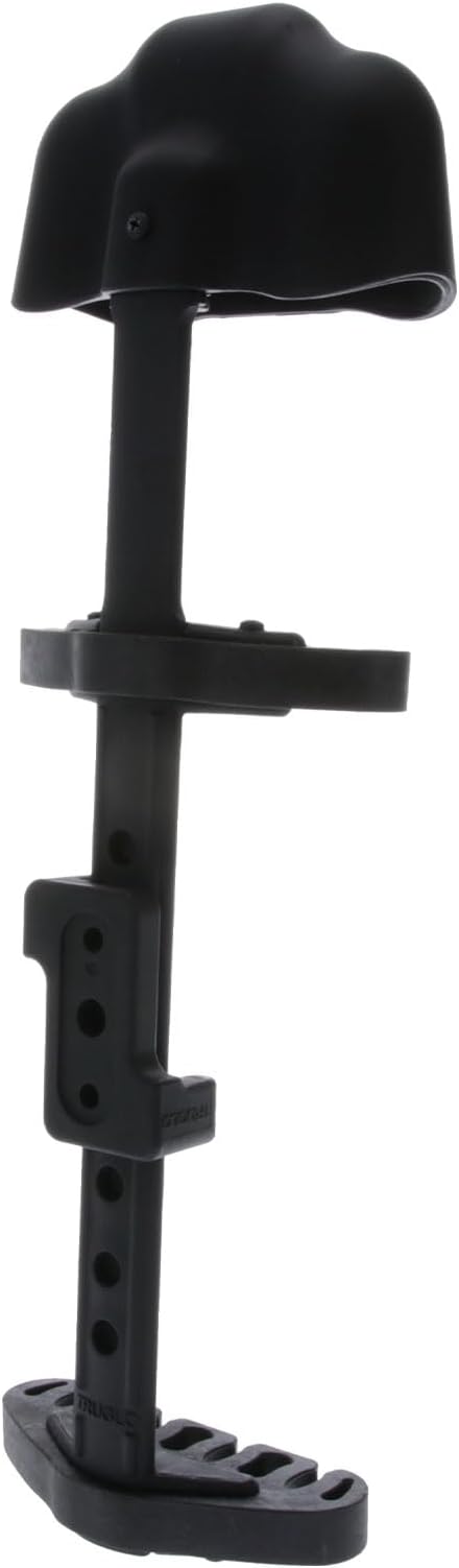 TRUGLO Loc-Down 4-Arrow Ultra-Quiet Lightweight Composite Vibration-Absorbing Left-Hand Convertible Bow Hunting Archery Quiver-StrideForce Fitness