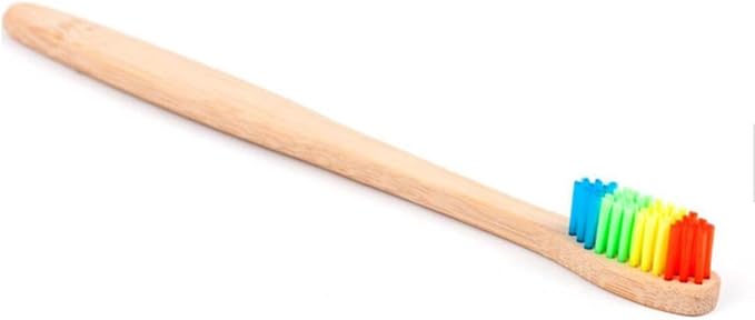 4pcs Colorful Toothbrushes Degradable Handles Ergonomic Anti-Slip Design Manual Travel and Home Use for Oral Care