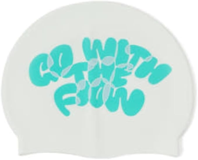 Unisex Silicone Swimming hat That Protects Hair and Ears, Pretty and Cool Artist Collaboration Design Swimming hat-StrideForce Fitness