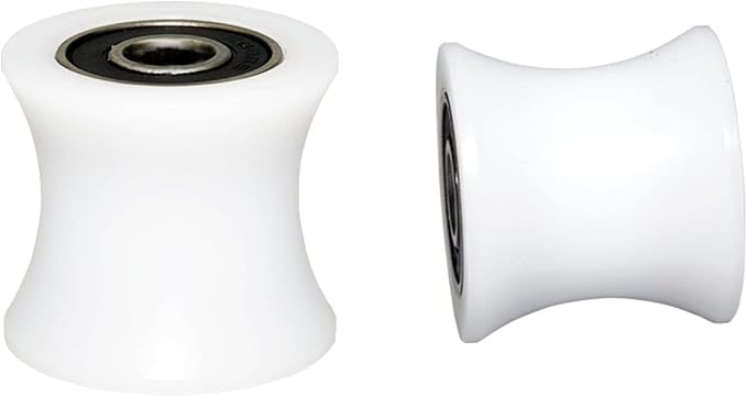 Total Trainer Rollers/Wheels of 4 for Models DLX, DLX II, DLX III, Adv DLX, Pilates, Pilates Pro 2500, 3000, 4000，570, 2000 （White）-StrideForce Fitness