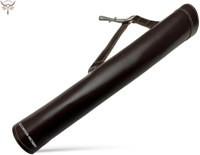 Traditional Back Quiver Bow Arrow Holder Handmade Leather Quiver Lightweight & Comfortable Gift for him Aniversary Gift-StrideForce Fitness