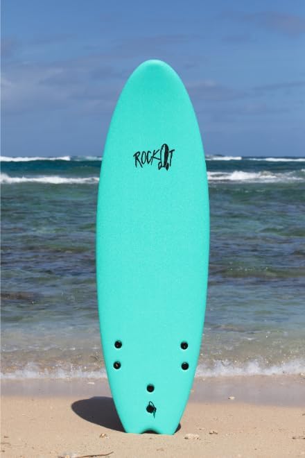 Rock-It 6' Albert Performance Fish Soft Top Surfboard Surf Board, Foam Surfboard, Kids Surfboard, Adult Surfboard, Tabla De Surf, Beginner Surfboard-StrideForce Fitness
