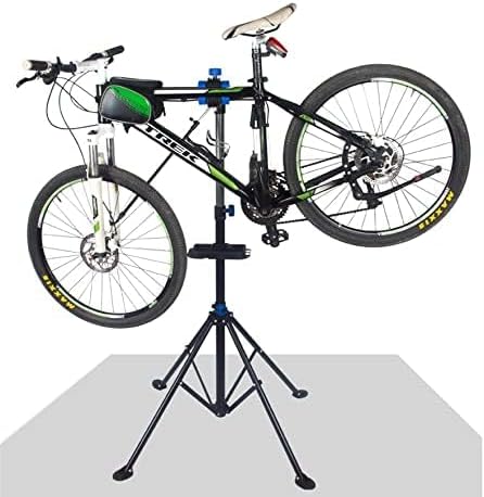 Bike Repair Stand with Quick Release Bicycle Maintenance Rack Bike Workstand Height Adjustable and Portabl with Tool Tray Extensible Bike Repair Rack for Road & Mountain Bikes-StrideForce Fitness