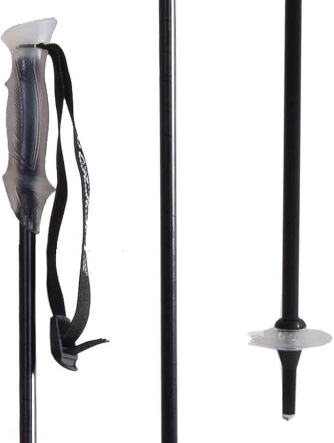 GOODE G-Max Summit Ski Poles – Lightweight & Durable Carbon Composite Downhill Ski Poles for Men & Women – Ergonomic Grip & Shock Absorbing Design – Pair-StrideForce Fitness