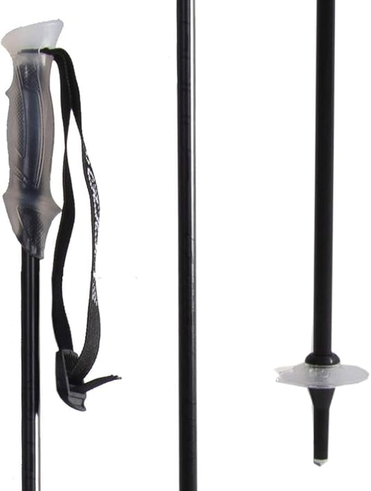 GOODE G-Max Summit Ski Poles – Lightweight & Durable Carbon Composite Downhill Ski Poles for Men & Women – Ergonomic Grip & Shock Absorbing Design – Pair-StrideForce Fitness