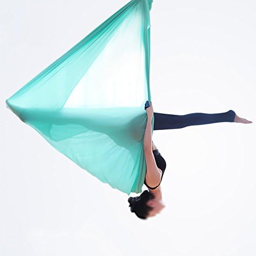 F.Life Aerial Silk Yoga Hammock & Swing for yoga Inversion,Strength training,starter hardware kit-StrideForce Fitness
