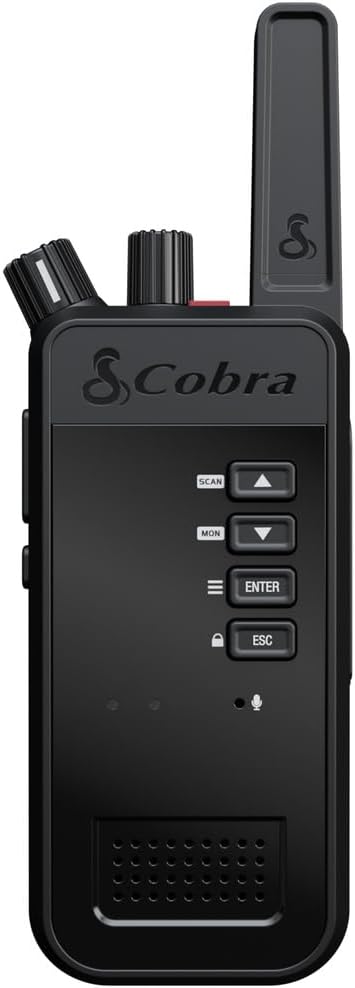 Cobra Performa 400 Business Radio (1-Pack with Dock) - 2-Channel UHF/LMR Professional Two Way Radio, Waterproof Walkie Talkie, Drop Proof, Shockproof IP67 & MIL-SPEC Rated, 18-Hour Li-Ion Battery-StrideForce Fitness