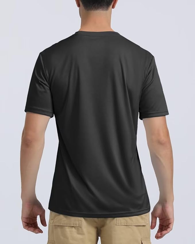 Boladeci Men's Swim Shirt Short Sleeve UPF 50+ Sun Protection SPF UV Moisture Wicking Lightweight Quick Dry Rash Guard-StrideForce Fitness