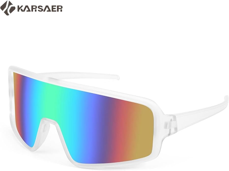 Karsaer Vision Sports Sunglasses Cycling Glasses Baseball Softball Sunglasses Unisex for Adult Youth Kids Boys Girls 8-16-StrideForce Fitness