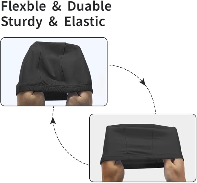 2pcs Cloth Swim Caps for Both Women & Men & Kids Fabric Durable Non-Waterproof Elastic Swimming Pool Cap Bathing Cap for Long and Short Hair-StrideForce Fitness