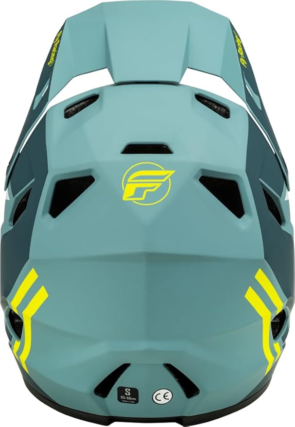 Fly Racing Rayce Full-Face Mountain Bike/BMX Helmet – ASTM F1952 DH Certified, CPSC 1203, CE EN1078, Poly-Alloy Shell, TFV Ventilation, Removable Liner-StrideForce Fitness