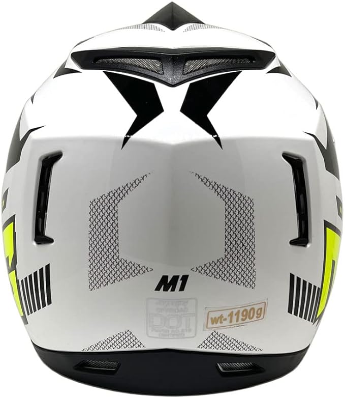 MMG Adult Motorcycle Off Road Helmet DOT - MX ATV Dirt Bike Motocross UTV - with Goggles-StrideForce Fitness