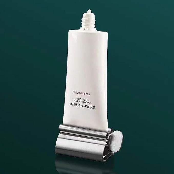 2PCS Stainless Steel Toothpaste Squeezer Tube Wringer for Toothpaste,Paint,Ointments,Creams,Hair Salon,Waste-Free Squeezer