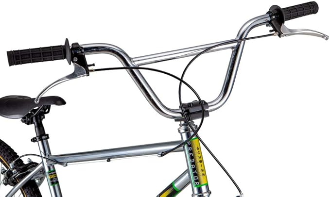 Schwinn Sting Pro and Predator Team BMX Bike for Kids/Youth, Retro Design, Single-Speed, Hi-Ten Steel Frame, 20 or 24-Inch Wheels, Multiple Colors-StrideForce Fitness