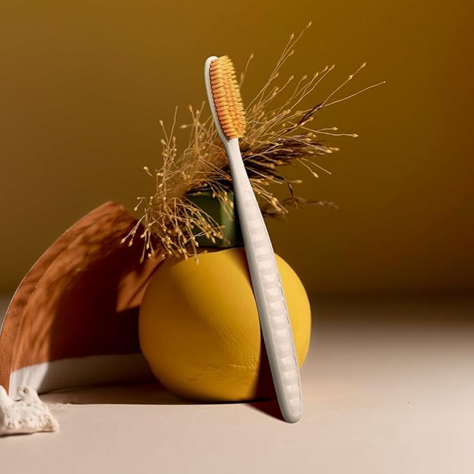 WANGTA Gold – Extra Soft Extra Large Toothbrush – 1.6 inch (4 cm) Wide Head | 4,000 Ultra-Fine Bristles for Sensitive Gums | Premium Korean Toothbrush (10 Pack)