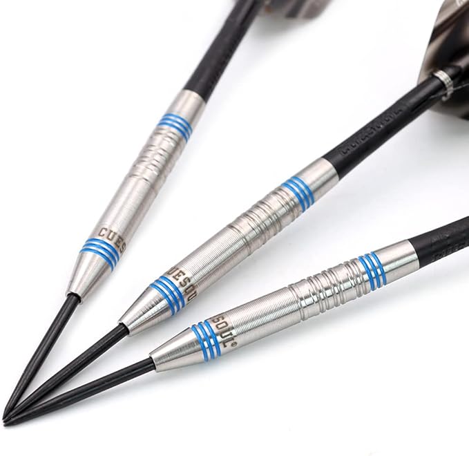 CUESOUL Professional Tungsten Steel Tip Dart Set 85% Tungsten 22g/24g/26g-Glory Series-StrideForce Fitness