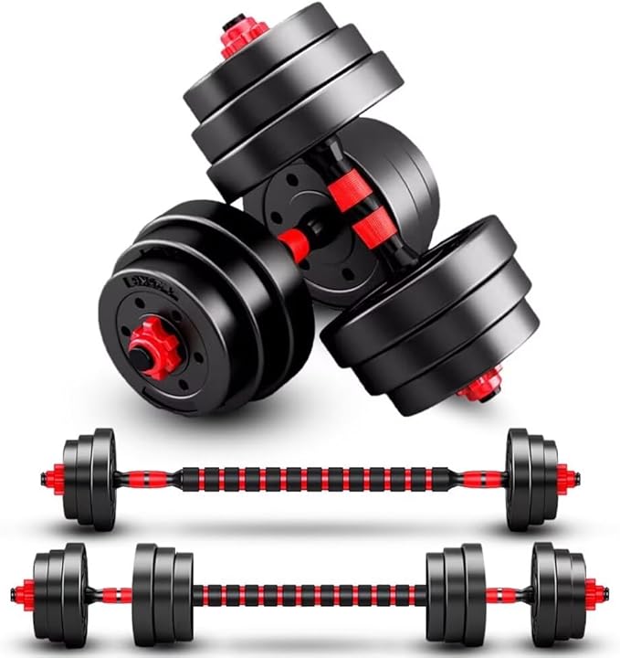 Adjustable-Dumbbells-Sets,Free Weights-Dumbbells Set of 2 Convertible To Barbell A Pair of Lightweight for Home Gym,Women and Men Equipment-StrideForce Fitness