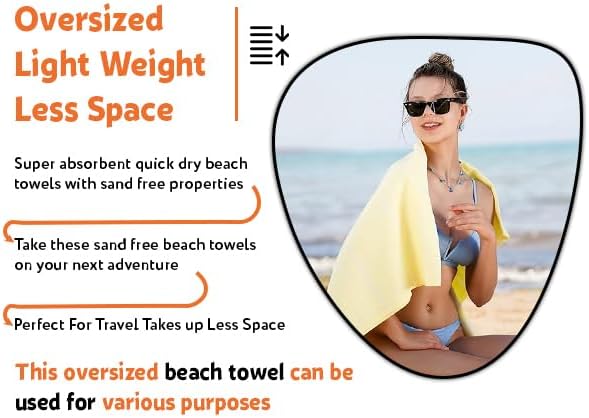 HAVLULAND Turkish Beach Towel Pack of 6 – 100% Cotton Beach Towels Bulk 72 x 40'' – Oversized, Quick Dry & Sand Free Beach Towel – Lightweight Turkish Bath Towels Set-StrideForce Fitness