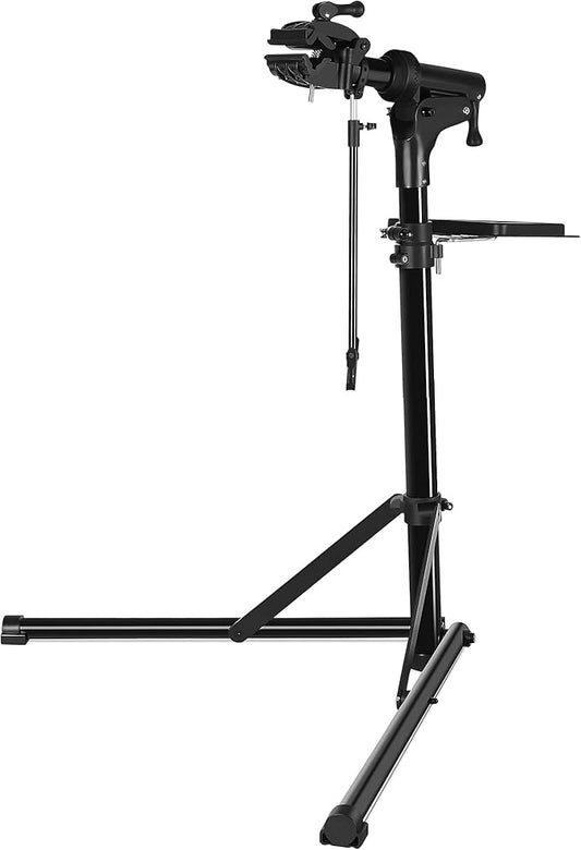 CXWXC Bike Repair Stand -Shop Home Bicycle Mechanic Maintenance Rack- Bike Workstands for Mountain Bike and Road Bike (rs100) (Black)-StrideForce Fitness