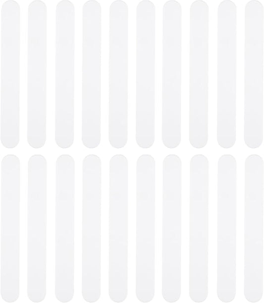 20pcs Plastic Tongue Scrapers, Lip Cheek Retractors, Tongue Depressor Spatulas for Instrument Healthy Oral Care Help Fight Bad Breath