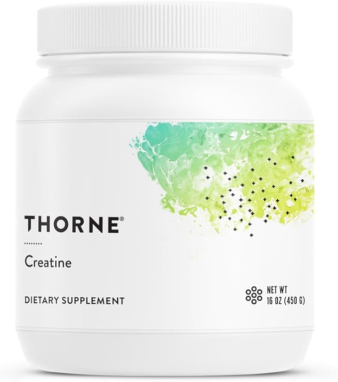 THORNE Creatine - Micronized Creatine Monohydrate Powder - Support for Muscles & Cognitive Function* - for Women & Men - Unflavored - NSF Certified for Sport - 5 g per Serving - 90 Servings-StrideForce Fitness