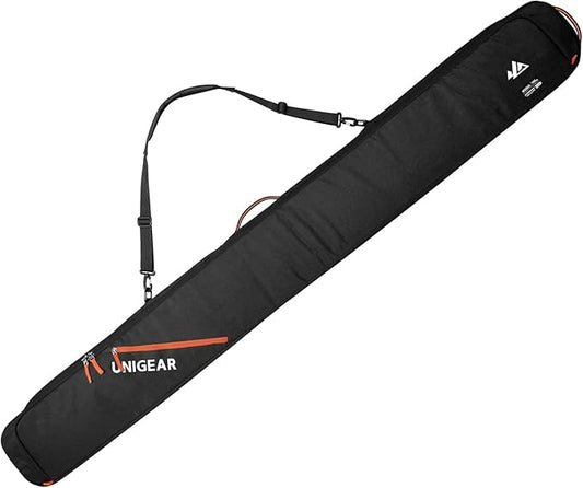 Unigear Ski Bag for Air Travel, 360° Fully Padded Protection, Water-Resistant and Durable up to 192cm for Snow Air Travel Transport-StrideForce Fitness