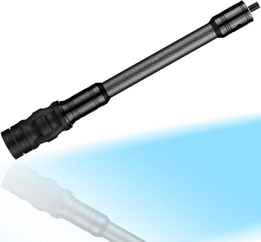 Archery Bow Stabilizer for Compound Bow, Carbon Fiber Bow Balance Bar, Damping System and Weights Kit, 6/8/10/12/in-StrideForce Fitness