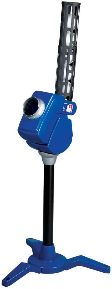 Franklin Sports Baseball Pitching Machine - Adjustable Baseball Hitting & Fielding Practice Machine For Kids - with 6 Baseballs - Great For Practice,Blue, Small-StrideForce Fitness