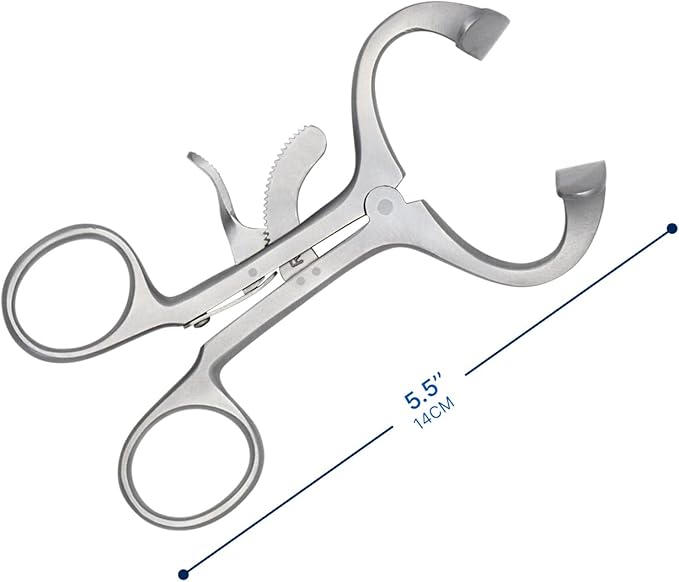 Molt Mouth Gag, Dental Surgical Stainless Steel, Orthodontic Instruments (Molt Mouth Gag 5.50")