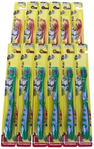 Kids Toothbrush Soft Bristles 1-Count (Pack of 12)